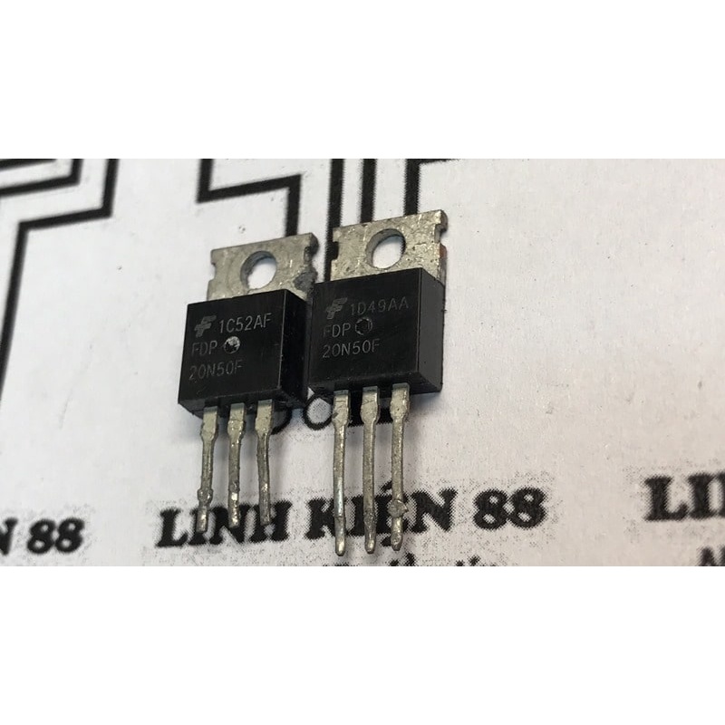 20N50 MOSFET FDP20N50 20N50 20A 500V N-Channel TO 220 (Tháo Máy)