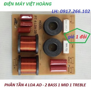 MẠCH PHÂN TẦN 4 LOA  AD - GIÁ 1 ĐÔI - PHÂN TẦN 2bas.1mid.1treble