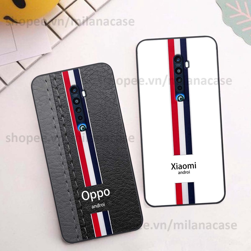 Ốp Oppo Reno 2f / Reno2 F in giả da phong cách thể thao, cá tính, thời trang