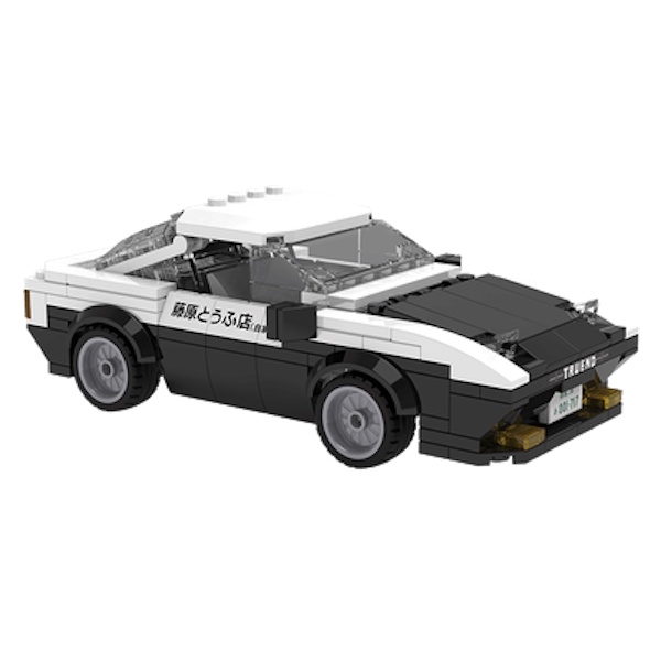 Bộ 280 Khối Lắp Ráp Mô Hình Xe Đua Thể Thao MOC Initial D JDM AE86 Tureno GT Mới