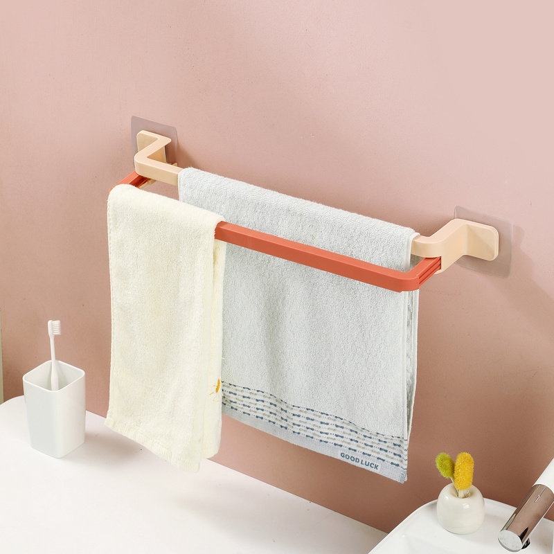 Thanh Treo Khăn JUJIAJIA Thiết Kế Đơn Giản Sáng Tạo Không Đục Lỗ Cho Nhà Tắm