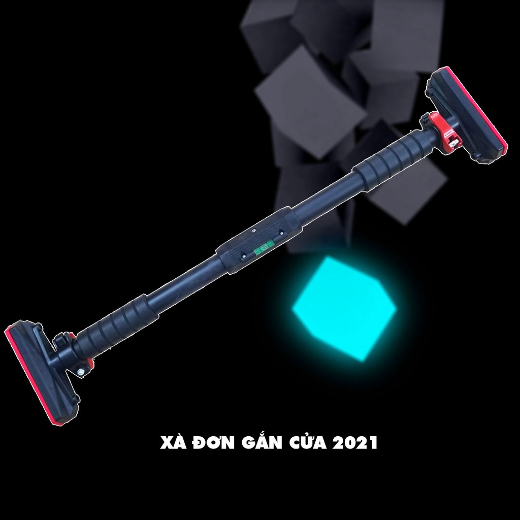 [New] Xà đơn gắn cửa 2021 ✅ Tích hợp Livo cân chỉnh - Chốt chống xoay an toàn tuyệt đối | Mút chống trượt siêu to