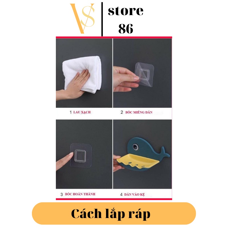 Khay Đựng Xà Phòng Hình Đám Mây ,Gía Đỡ Xà Bông Thiết Kế 2 Lớp Thông Minh Dễ Thương ,Tiện Lợi