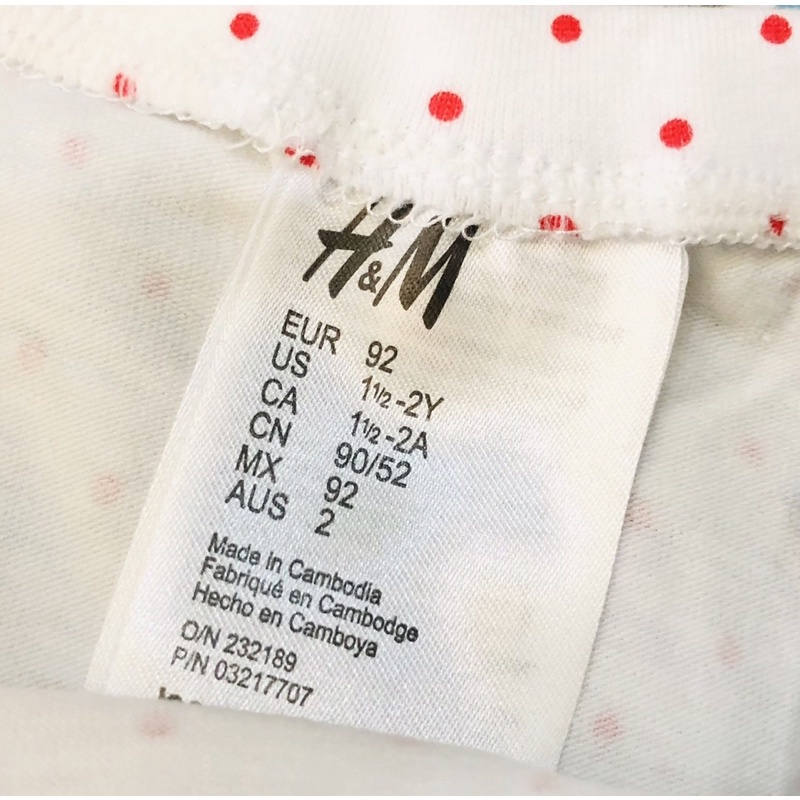 Set 3 quần chip đùi bé gái HM