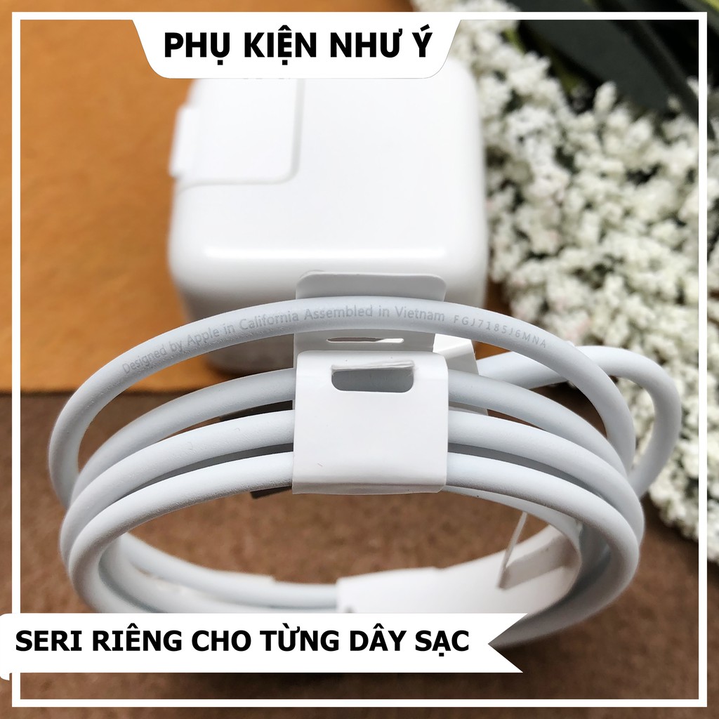 Bộ Sạc iPad 10w Zin Chính Hãng - Sạc cực nhanh không chai pin - Bảo hành 12 tháng lỗi 1 đổi 1.