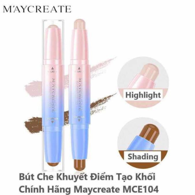 Tạo khối Maycreate 2 đầu - bút tạo khối và che khuyết điểm da năng