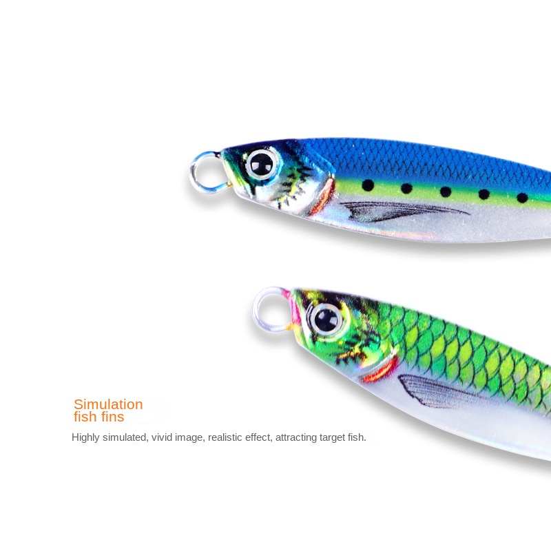 Mồi Câu Cá Giả 7g / 10g / 20g / 30g / 40g / 60g / 80g Chuyên Dụng Cho Thợ Câu 3D