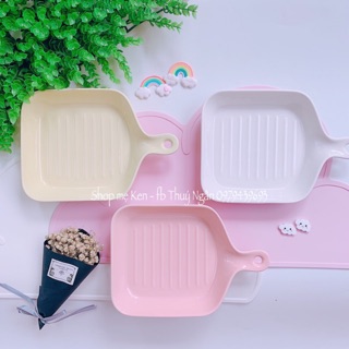 Đĩa sứ hình chảo vuông