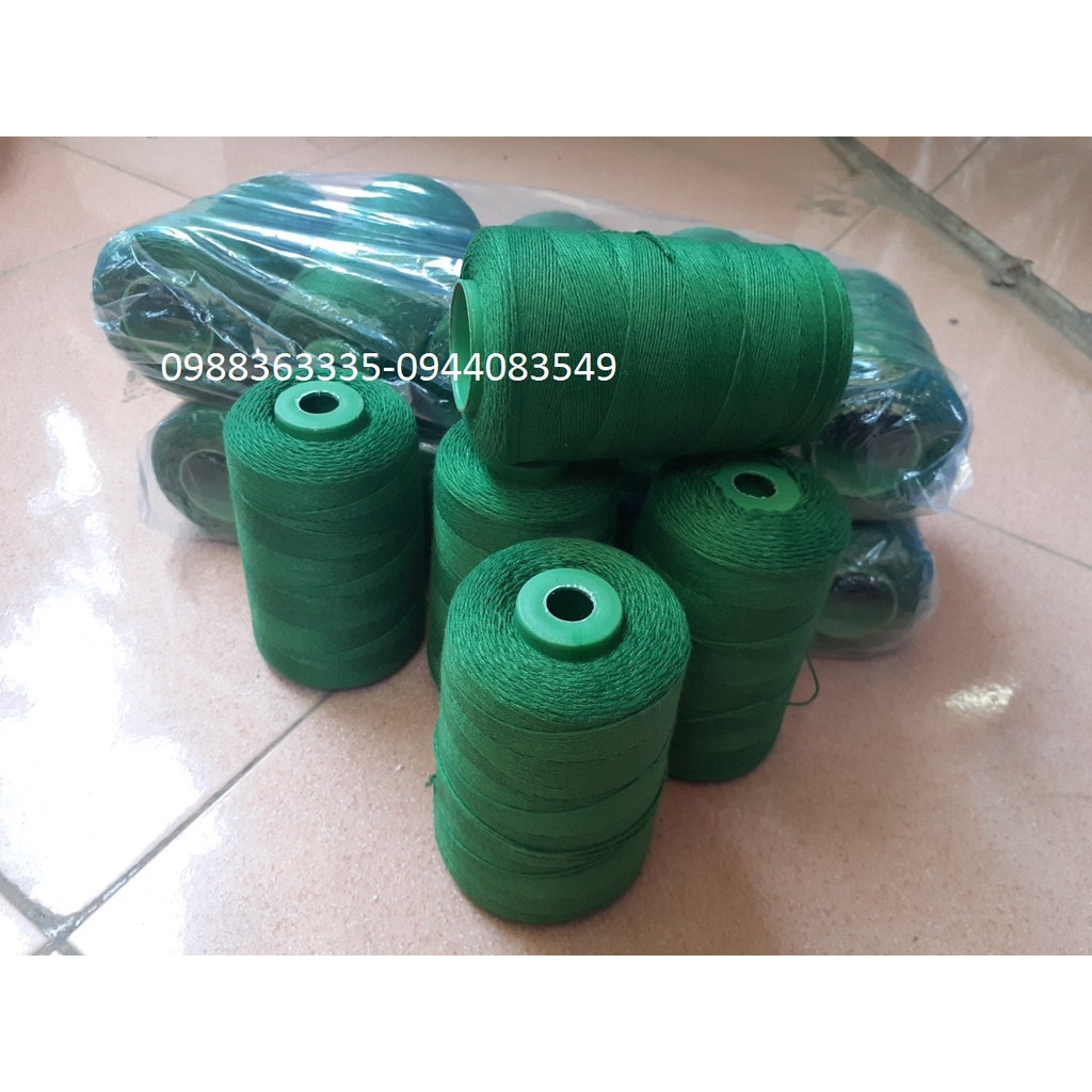 Combo 5 cuộn chỉ 2 lạng dùng cho máy khâu bao, chỉ may bao tải se9