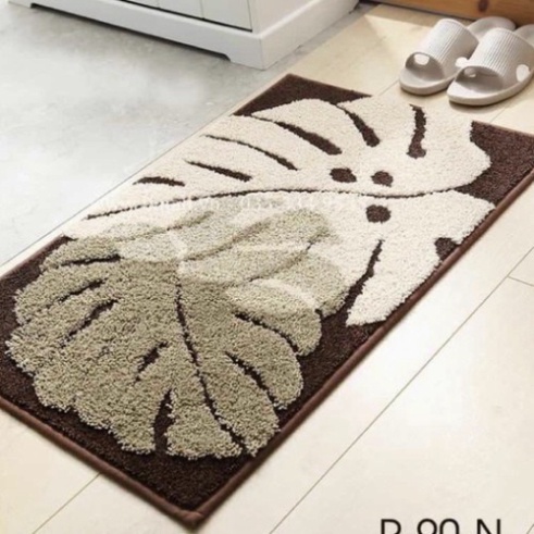 Thảm lau chân thấm nước Ghome chống trơn trượt cao cấp phòng khách, phòng tắm TC01