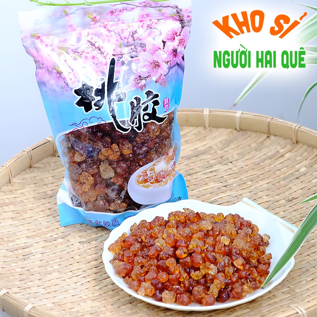 Lệ đào/ Nhựa đào Vân Nam loại 1 sỉ lẻ 500g/100g | KHO SỈ NGƯỜI HAI QUÊ - HAIQUE FOOD