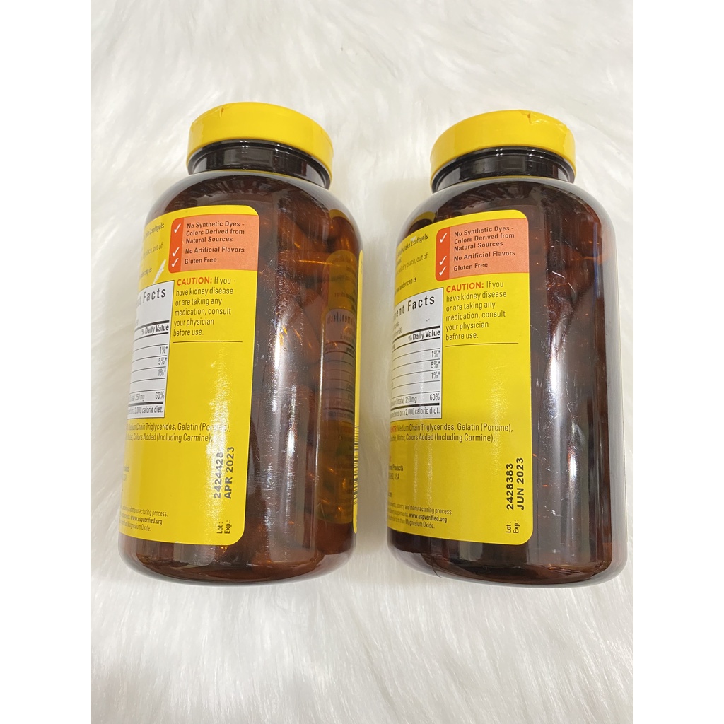 Viên Uống Bổ Sung Magiê Nature Made Magnesium Citrate 250mg 180 VIÊN