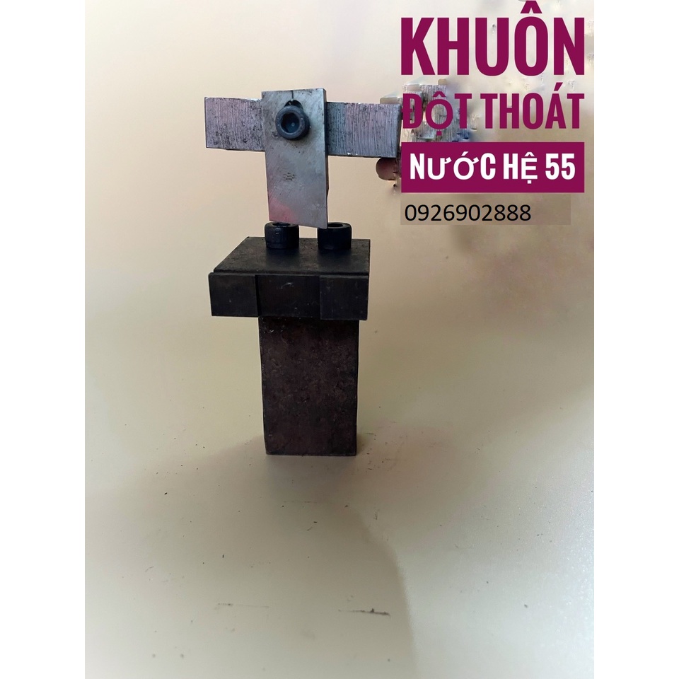 Khuôn đột thoát nước thay thế hệ 55, 55 vát cạnh.