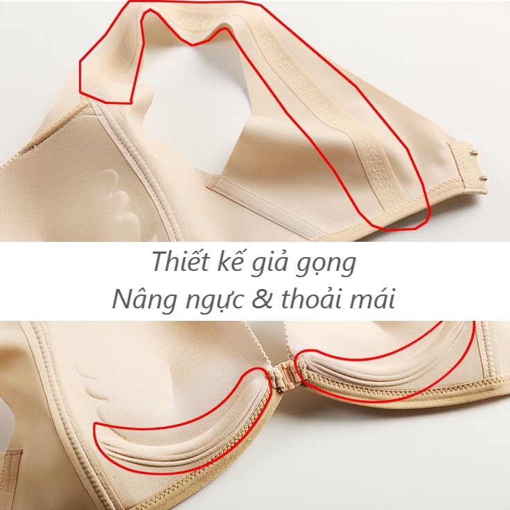Áo lót su đúc, áo ngực su đúc che mỡ lưng kiểu dáng Hàn Quốc AS.314