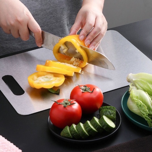 Thớt inox 304 size lớn kháng khuẩn, cường lực, chống ẩm mốc