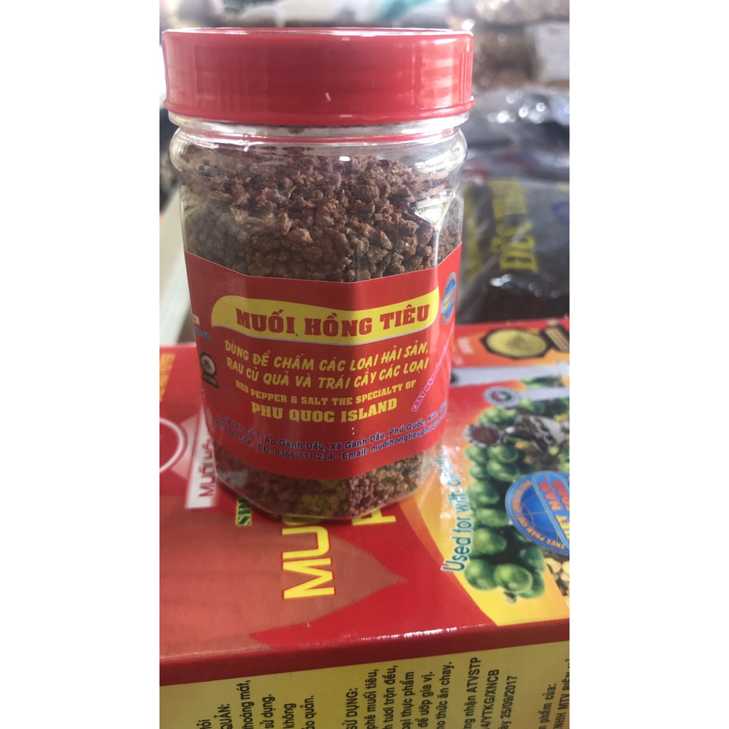 Hủ Muối Hồng Tiêu Phú Quốc 120g Hàng tiêu chuẩn