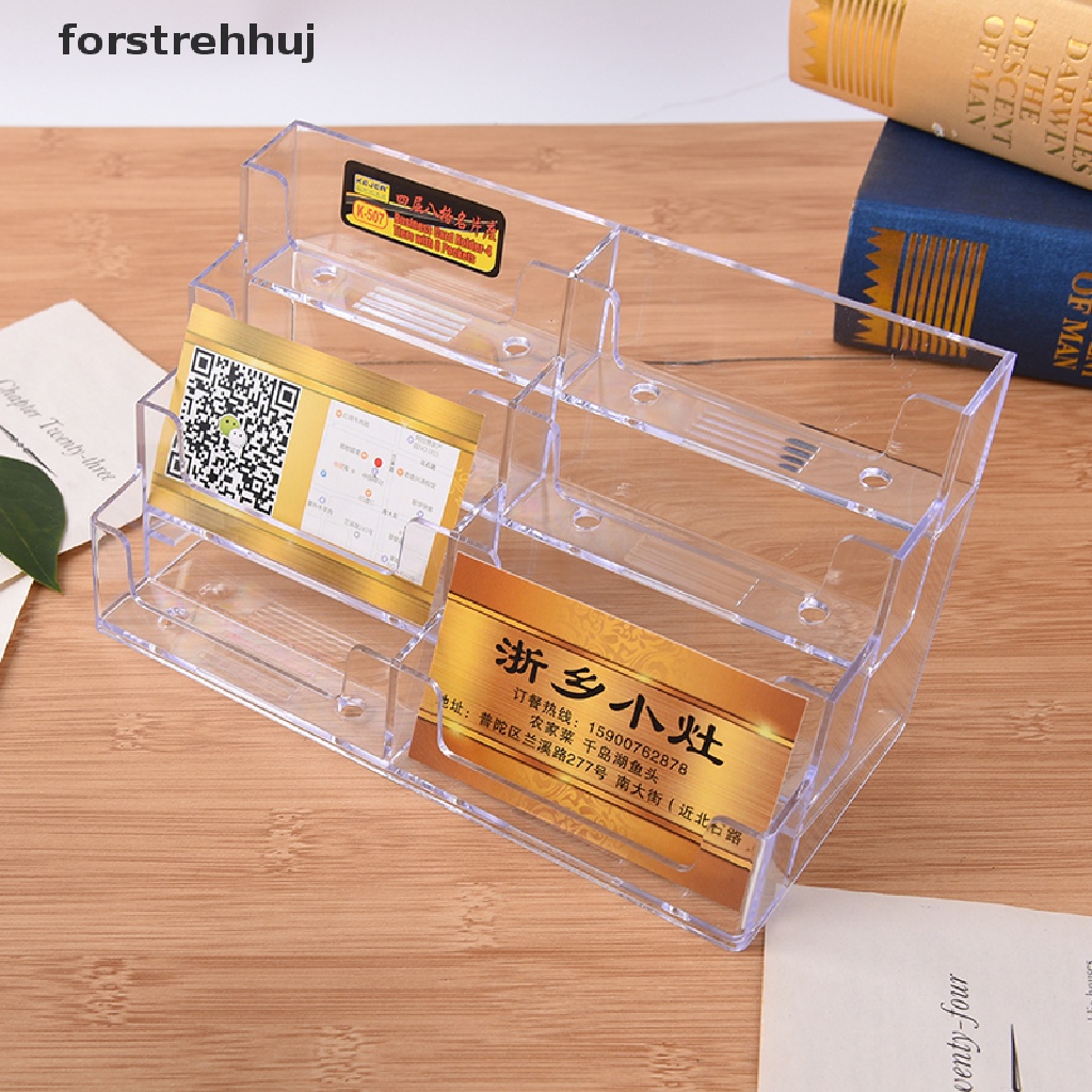 Giá Đỡ Thẻ 8 Ngăn Bằng Acrylic Trong Suốt Để Bàn Tiện Dụng | BigBuy360 - bigbuy360.vn