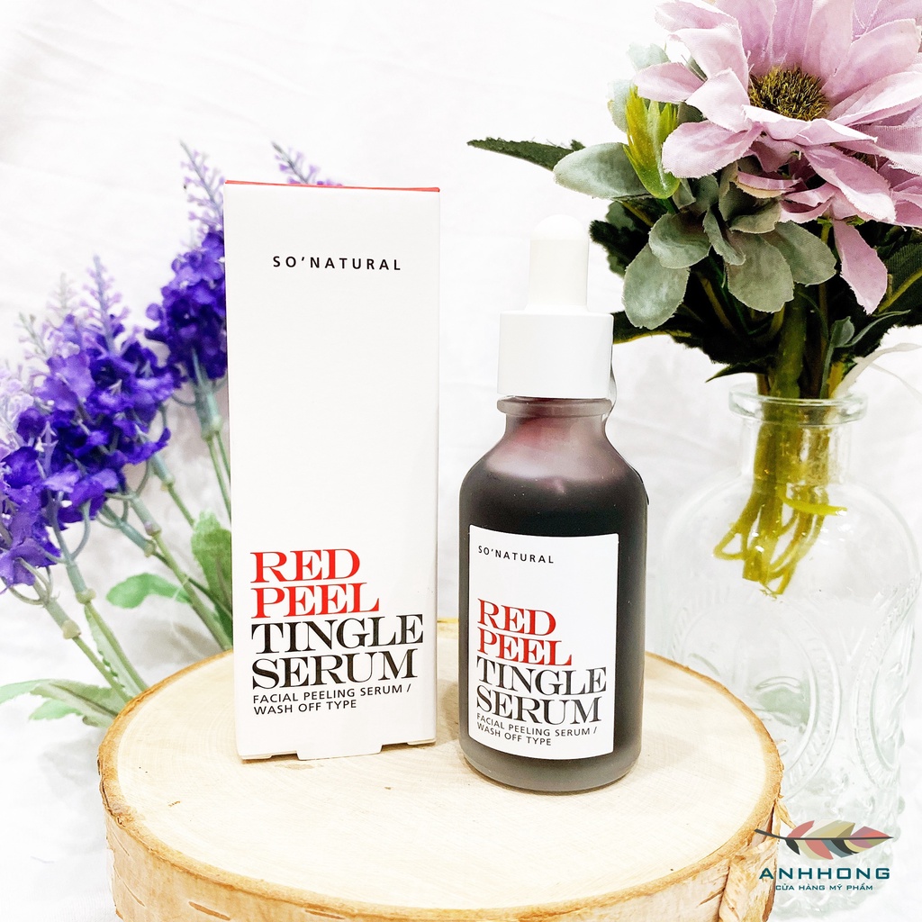 Red Peel Tingle Serum – Peel Da Tại Nhà Không Bóc Tróc