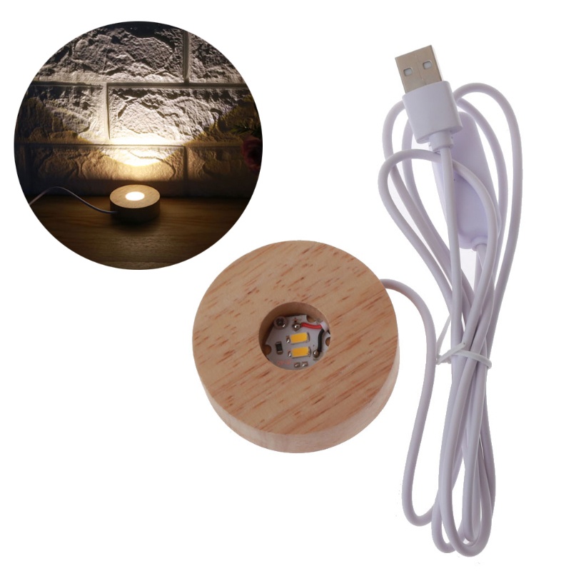 Giá Đỡ HìNh TròN Có ĐèN LED Để Trang Trí Cho Nghệ ThuậT Đồ Chơi TiệN DụNg