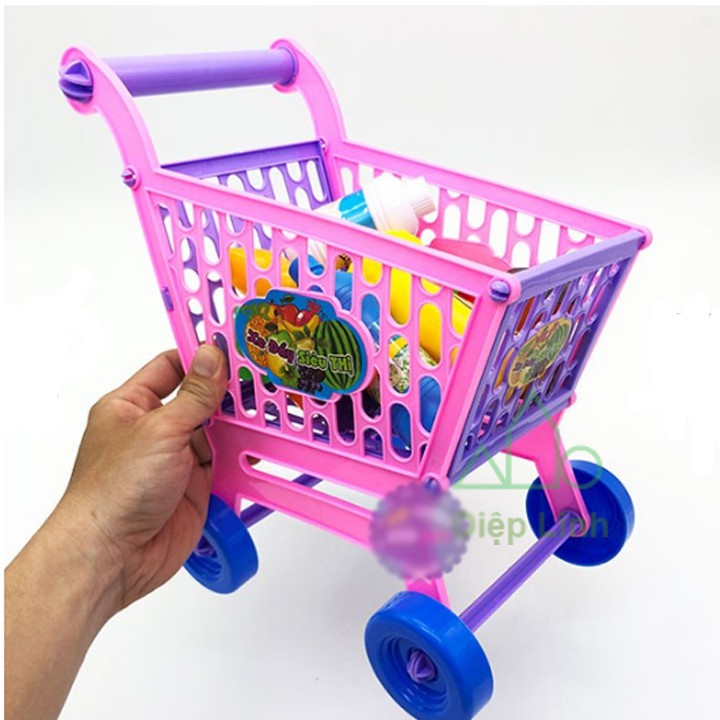Bộ đồ chơi xe siêu thị phát triển trí tuệ kỹ năng cho bé