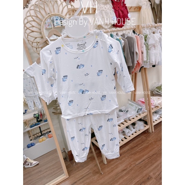 Bộ thun cotton pettit ava chất liệu mềm mịn co giãn 4 chiều