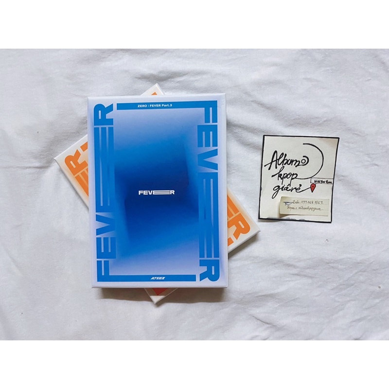 Ateez Album Zero: Fever đã khui seal, đầy đủ đồ như hình.