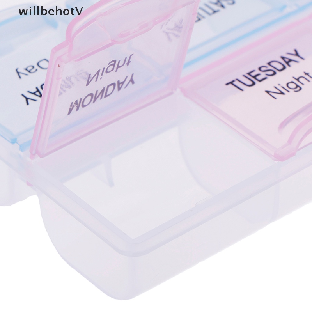 Hộp Đựng Thuốc 1-7 Ngày Tiện Dụng Ốp