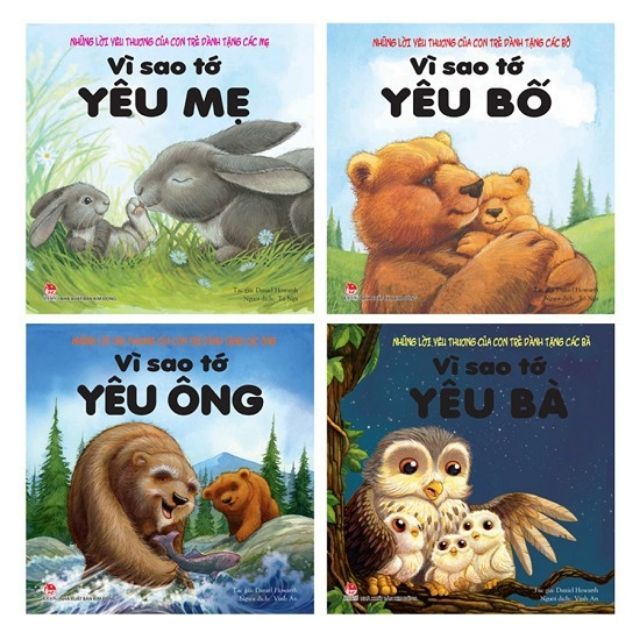 Sách- Vì Sao Tớ Yêu (Bộ 4 cuốn)