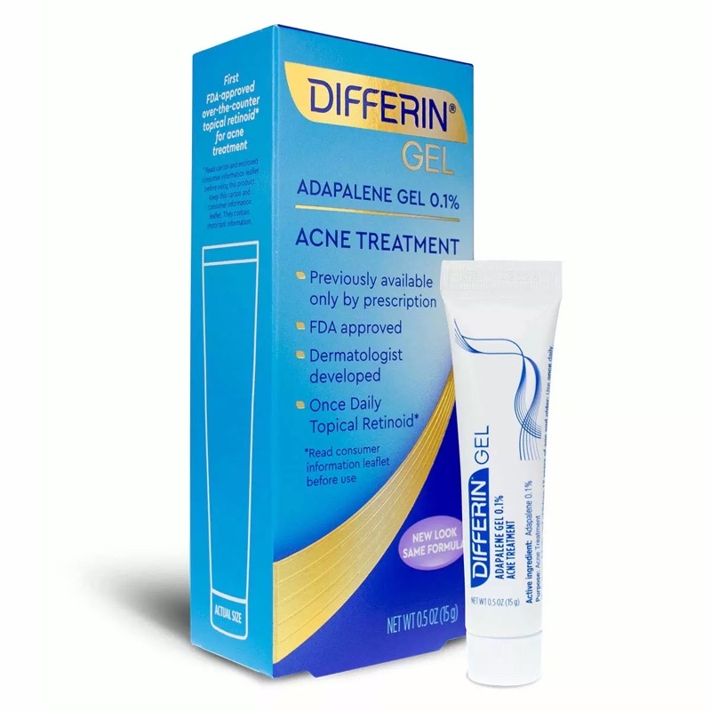 Chấm mụn Differin Adapalene Gel 0.1% (15g)