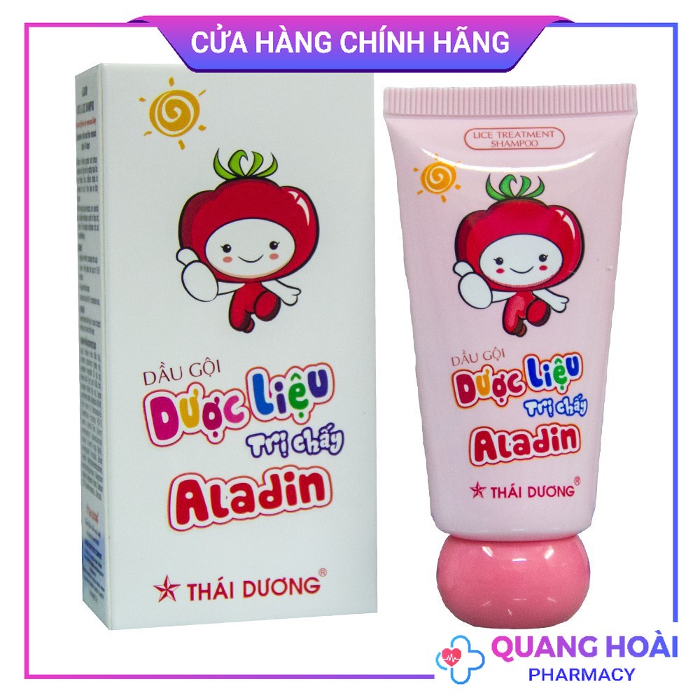 Dầu gội dược liệu trị chấy Aladin - Sao Thái Dương