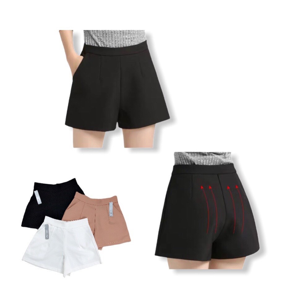 Quần Short Cạp Cao Tuyết Mưa Size S M Cho Nữ Kiểu Dáng Trẻ Đẹp Dễ Phố Đồ Tôn Dáng