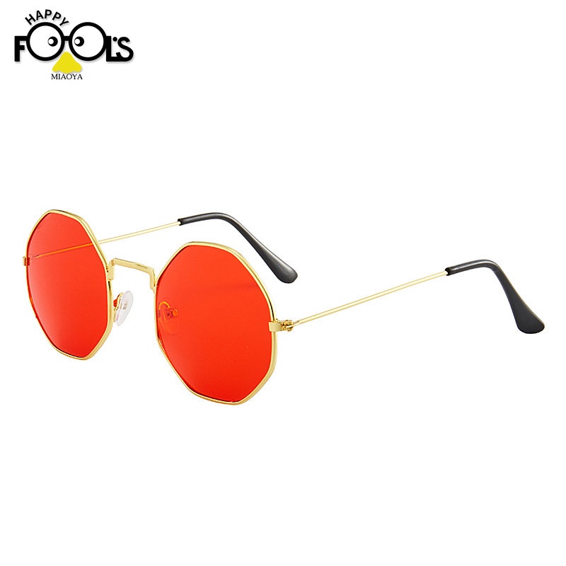 Kính Mát Hình Bát Giác Nhiều Màu Sắc Phong Cách Nhật Hàn Dễ Thương Phổ Biến INS Tròng Kính Cùng Màu Dành Cho Học Sinh