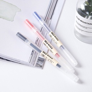 Bút gel dạng kim 0,5MM Muji của Nhật Bản bút nhỏ dạng kim