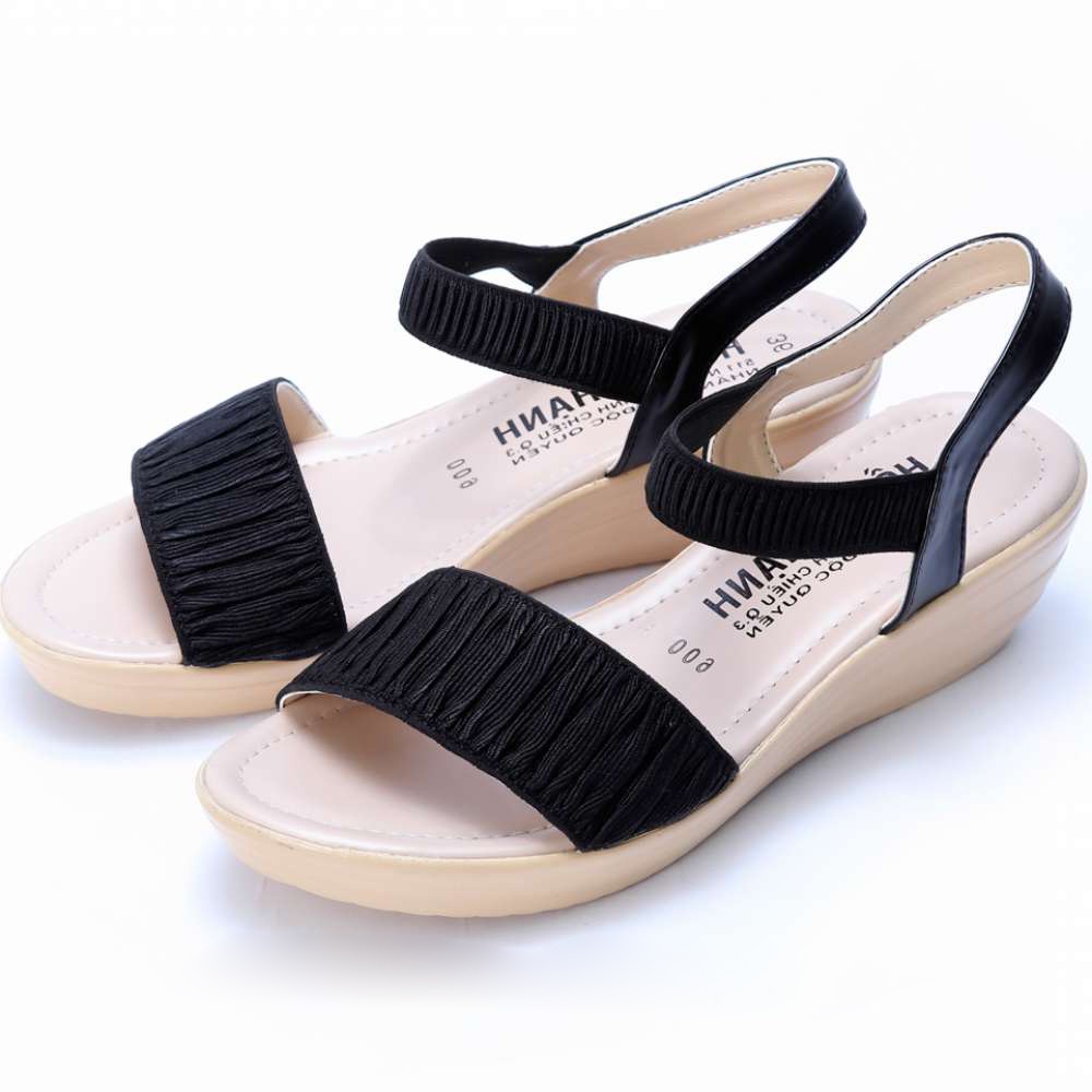 HỒNG THẠNH - Sandal Đế Xuồng Thun Co Giãn  - 0865