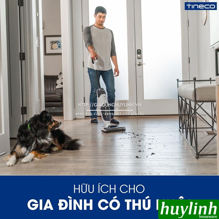 [Mã ELHA10 giảm 6% đơn 5TR] Máy hút bụi lau sàn dùng pin Tineco iFloor 2 - Chính hãng