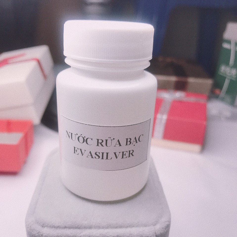 Nước rửa bạc Evasilver lọ 40ml, làm sáng bạc đơn giản tại nhà