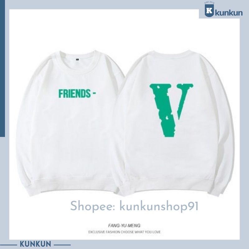 Áo Sweater V FRIENDS Vương Nhất Bác, Wang Yibo Đủ Size