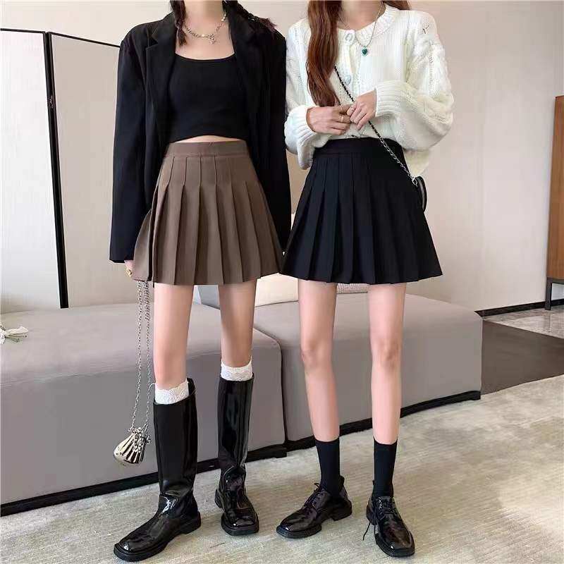 Chân váy IELGY dáng chữ A lưng cao chất liệu mỏng thời trang xinh xắn cho nữ