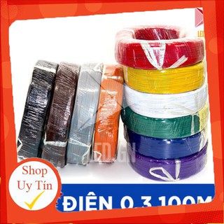 Flash sale dây điện đơn 0.3 - lõi đồng hot