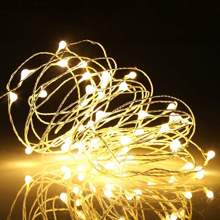 Đèn Led Đom Đóm Đèn Fairy Light Trang Trí Dùng Pin Tiểu AA, Đèn 3 Mét 30 Led
