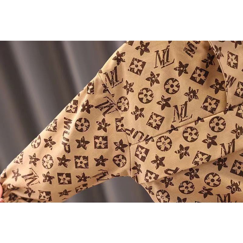 Bộ Đồ 2 Món Áo Tay Dài Vải Cotton In Chữ Thời Trang Mùa Thu Mới Cho Bé Trai 0-5 Tuổi