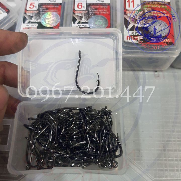 Lưỡi Câu Chinu Ring Cao Cấp Nhật Bản-lưỡi câu chinu cao cấp từ 1 đến 12
