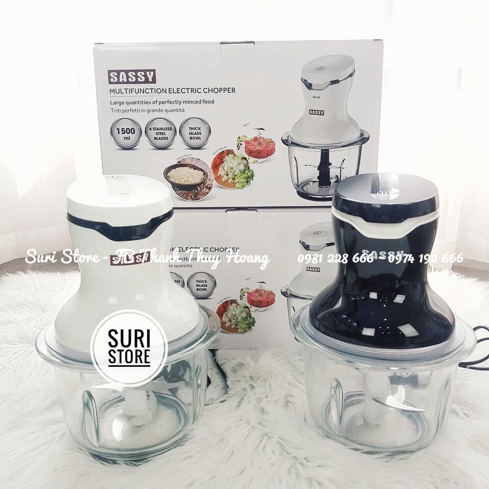 Máy xay đa năng Sassy HR618 - Đen