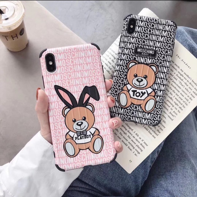 Ốp lưng Vali moschino iPhone X/ XS/ XS Max siêu đáng yêu