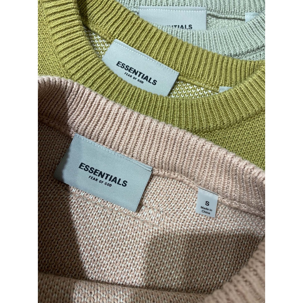 ⚡️[Hight Quality] - Áo len Fear of God Essentials x SSENSE Knit Sweater SS21, Áo len FOG ESSENTIALS