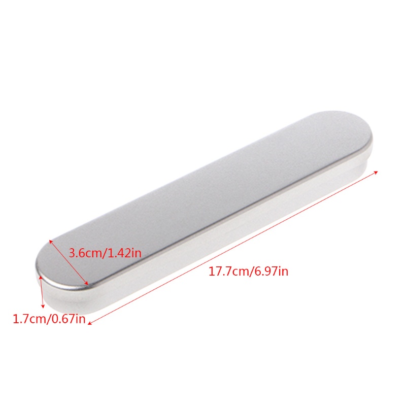 Hộp đựng bút bằng thiếc màu bạc tiện dụng cho trường học/văn phòng