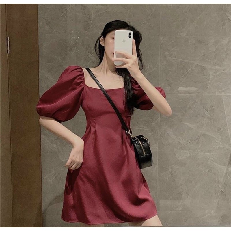 ĐẦM ĐỎ CHIẾT NHẸ EO