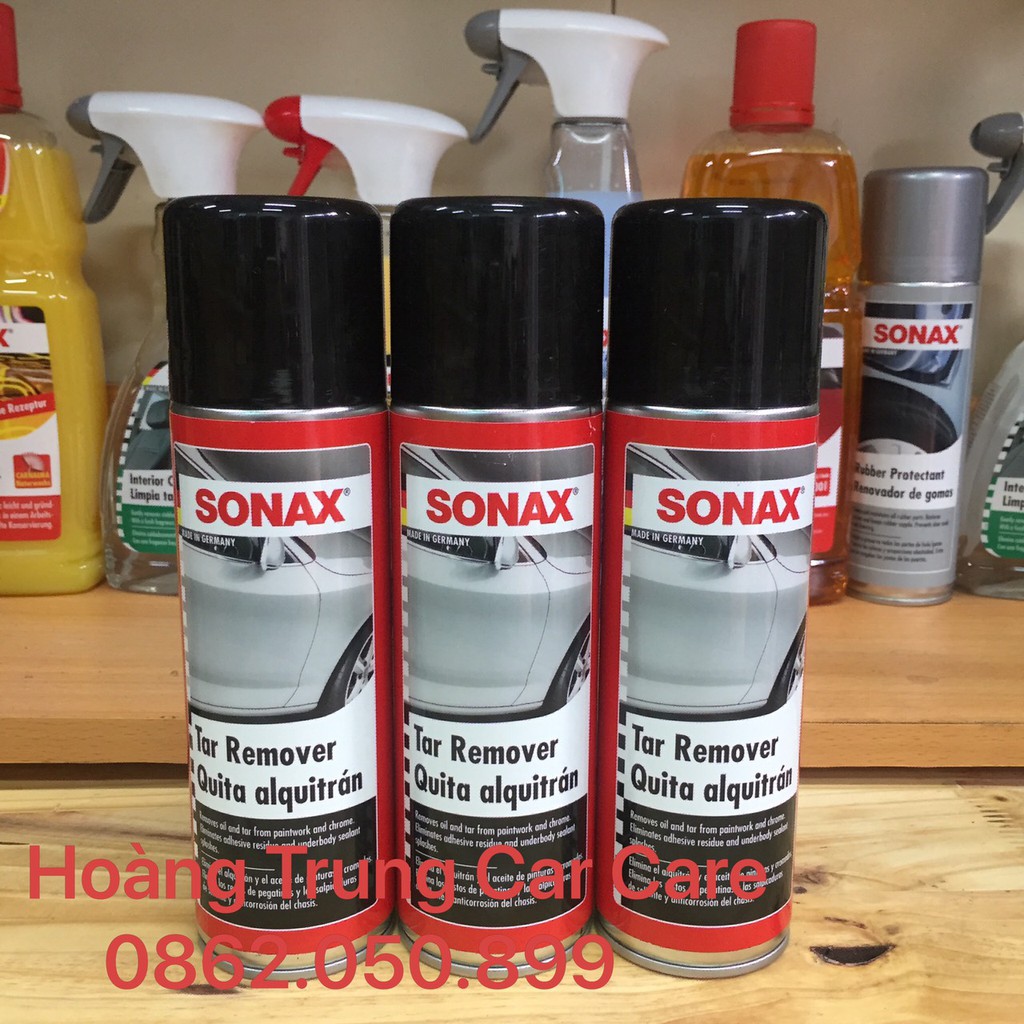 Dung dịch Tẩy nhựa đường và Băng keo Sonax Tar Remover 334200 300ml