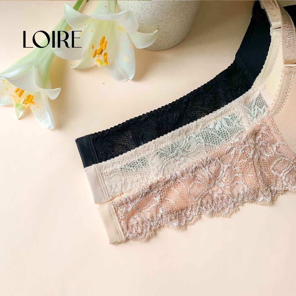 Áo Lót Có Gọng Chân Ren Đệm Dày Push Up Loirechic BRC78