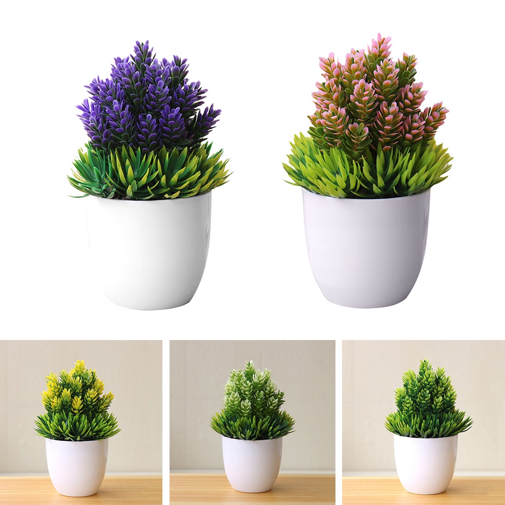 Cây cảnh nhân tạo có chậu dùng cho trang trí nhà ở văn phòng khách sạn